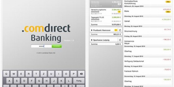 Banking-App comdirect für Dein iPhone, iPod Touch und iPad nur noch bis zum 27. September kostenlos