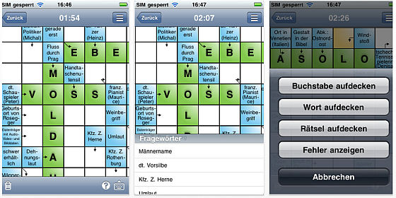 Kreuzworträtsel auf iPhone und iPad knacken – App Schwedenrätsel zum Einführungspreis