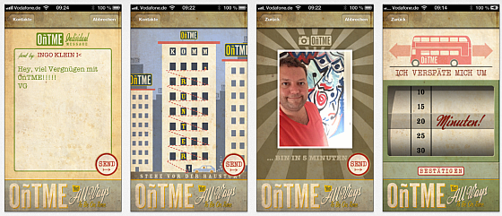 Neue App für Verspätungs-Mitteilungen per iPhone und iPod Touch OñTME