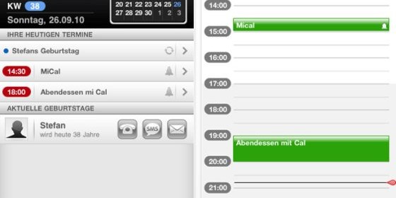 Neue Kalender-App für Dein iPhone und iPod touch: miCal