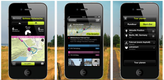 komoot 4.0 fürs iPhone ist die erste Navigations-App mit Ansagen für Radfahrer, Wanderer und Mountainbiker